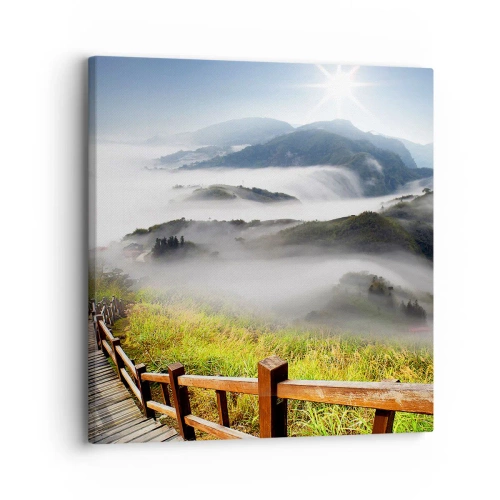 Vászonkép - Csillogásból és ködből szőtt - 30x30 cm