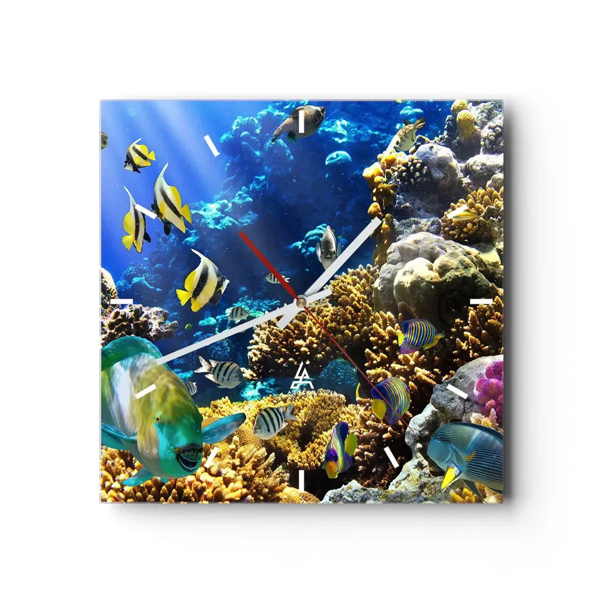 Falióra, Óra - Nagy forgalom a nyaraló ösvényen - 30x30 cm