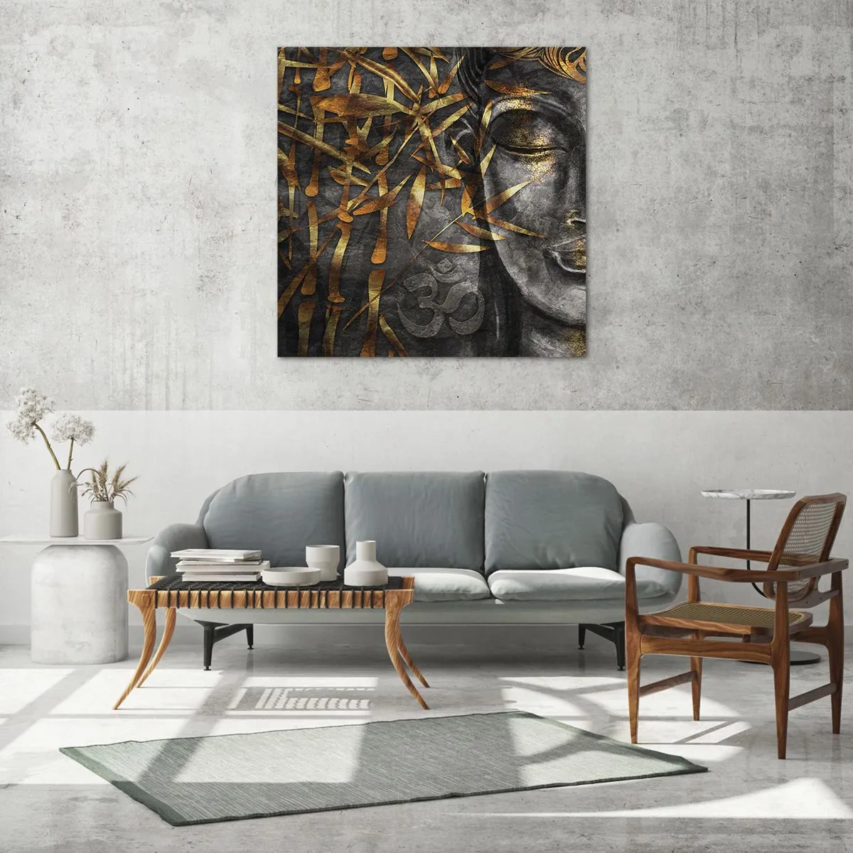 Üveg kép - Érezd a nyugalmat - 60x60 cm