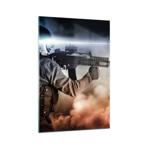 Üveg kép - Egyszerűen egy hős - 70x100 cm