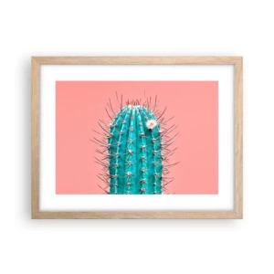 Poszter világos tölgy keretben - Csak nézz - 40x30 cm