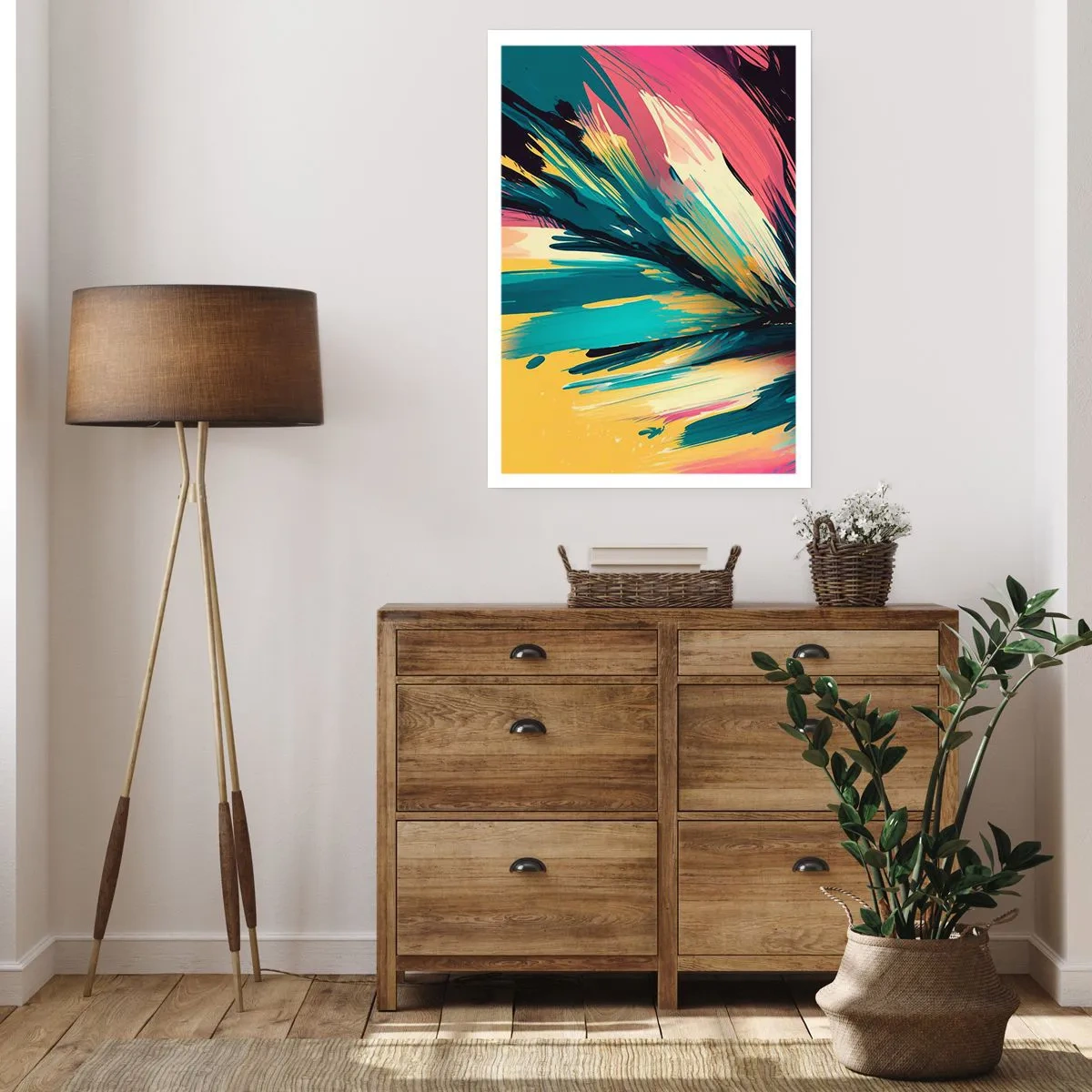 Poszter - Kompozíció - az öröm robbanása - 70x100 cm