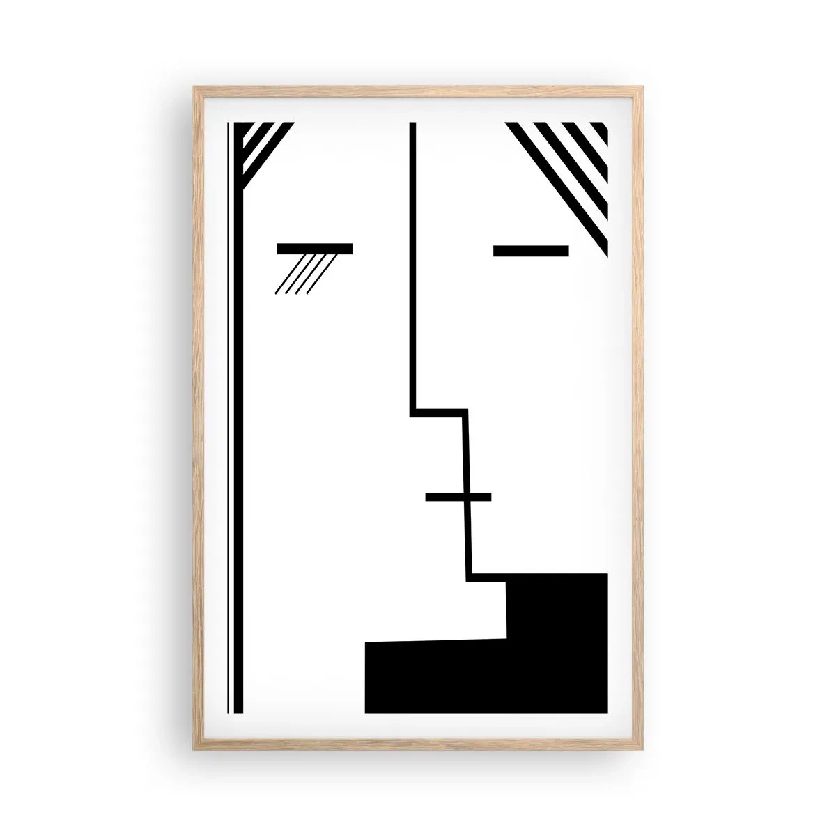 Poszter világos tölgy keretben - Egyszerűen egy csók - 61x91 cm