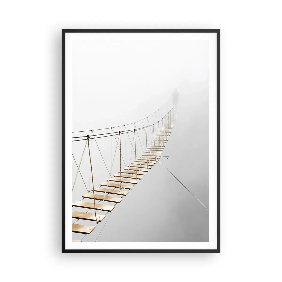 Poszter fehér keretben - Hová vezet? - 70x100 cm