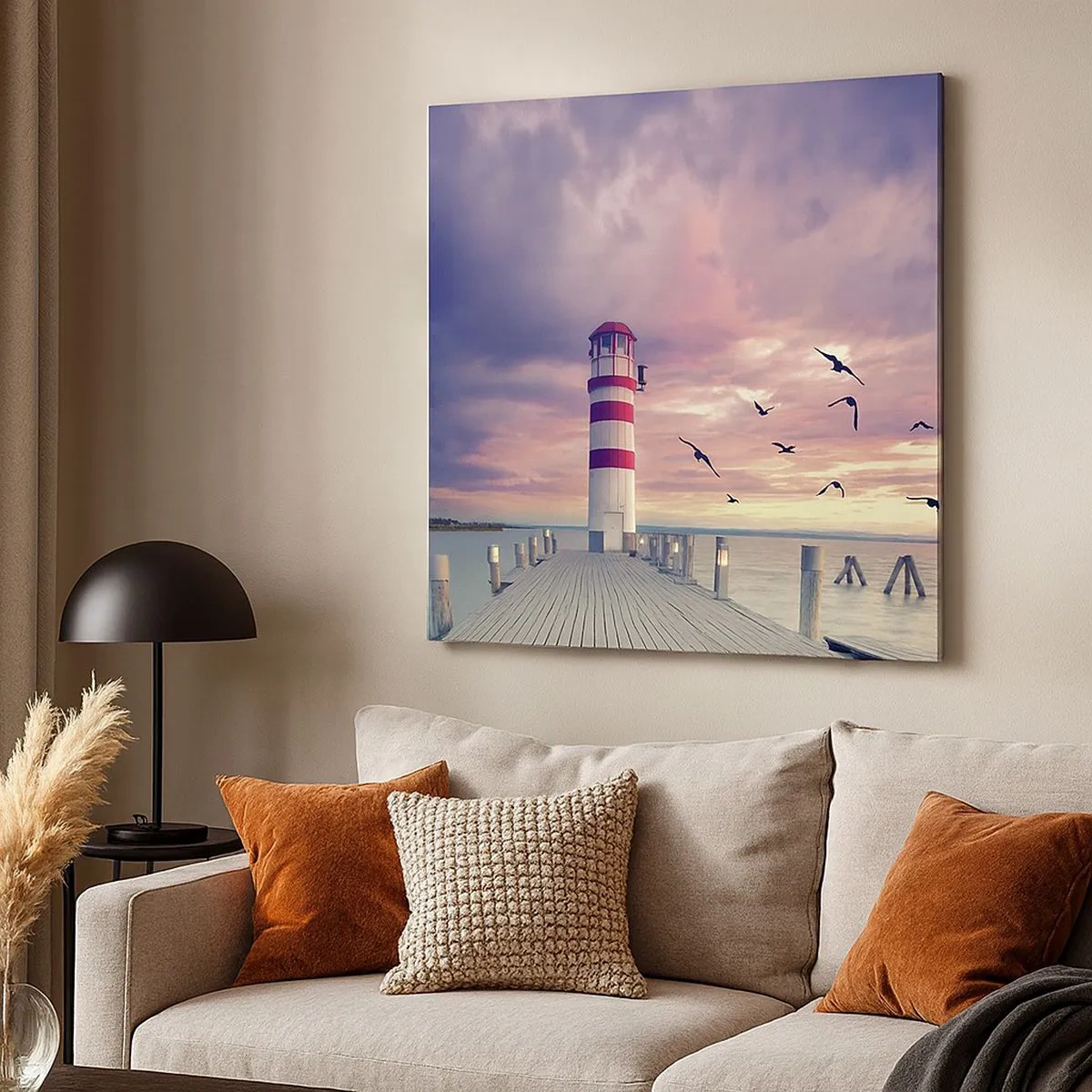 Vászonkép - Ideje a kikötőbe - 30x30 cm