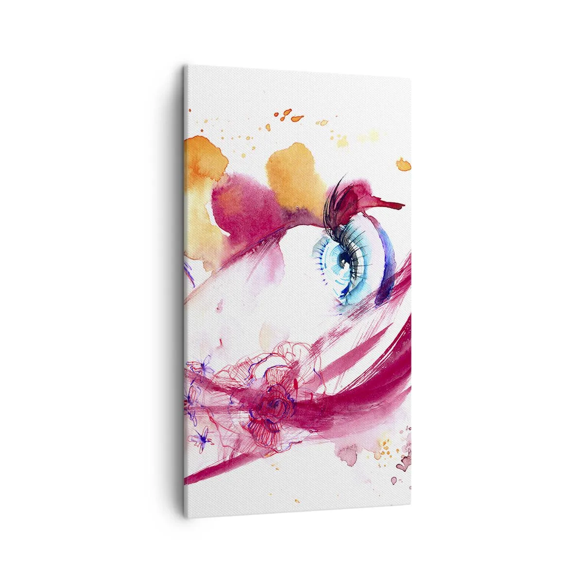 Vászonkép - A világ a közelségben virágzik - 45x80 cm