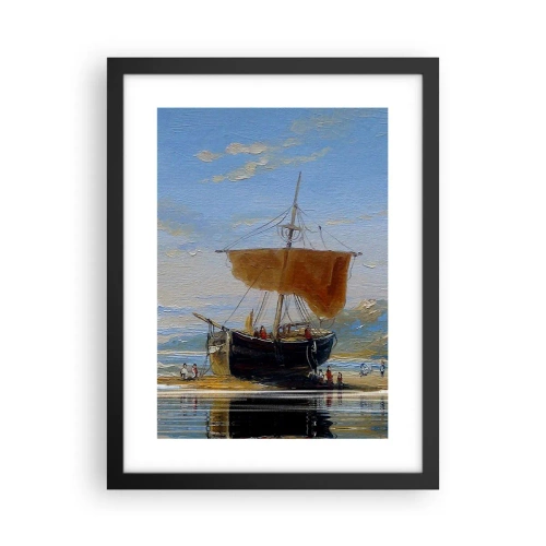 Poszter fehér keretben - Víz, föld, levegő - 30x40 cm