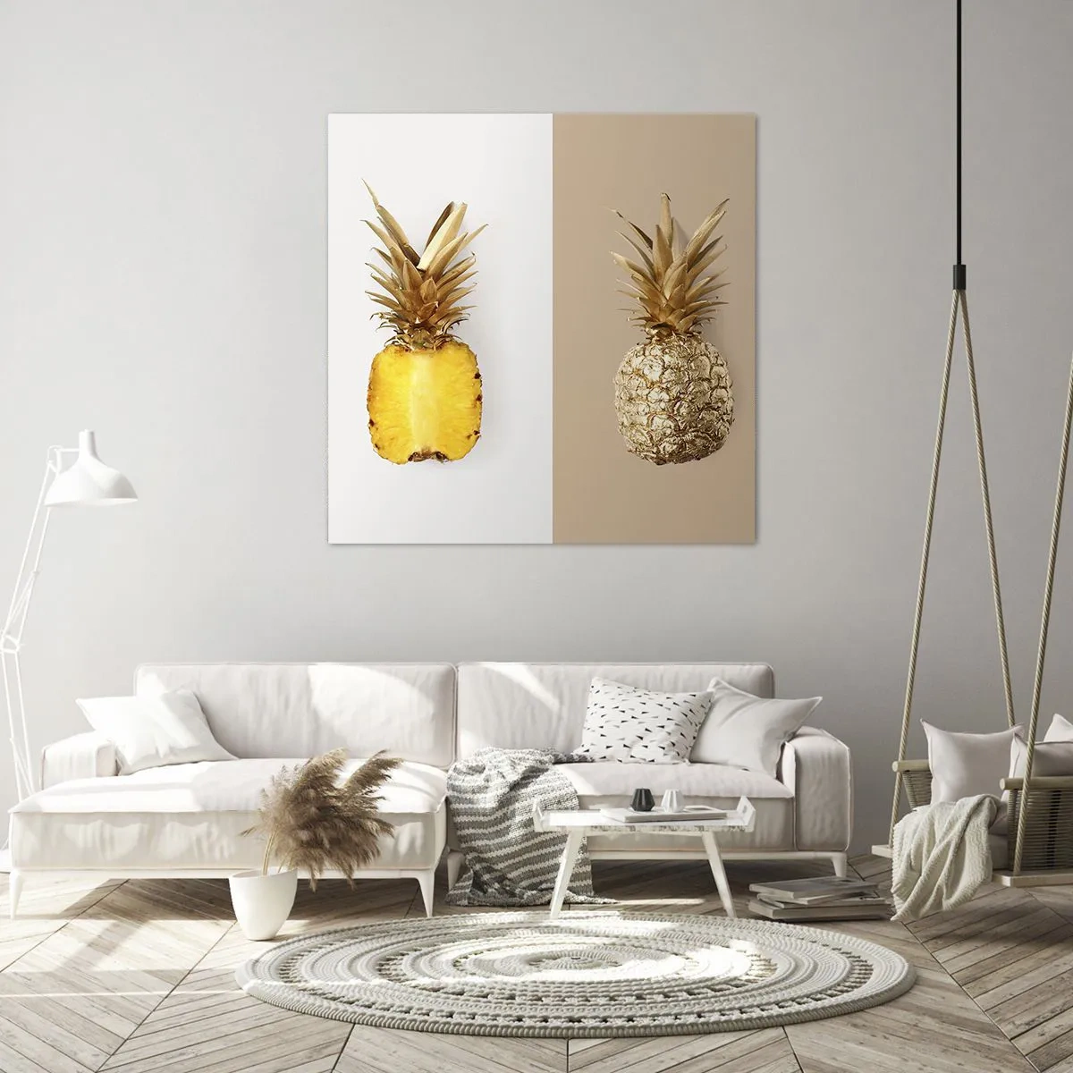 Vászonkép - Ananász nekünk - 70x70 cm