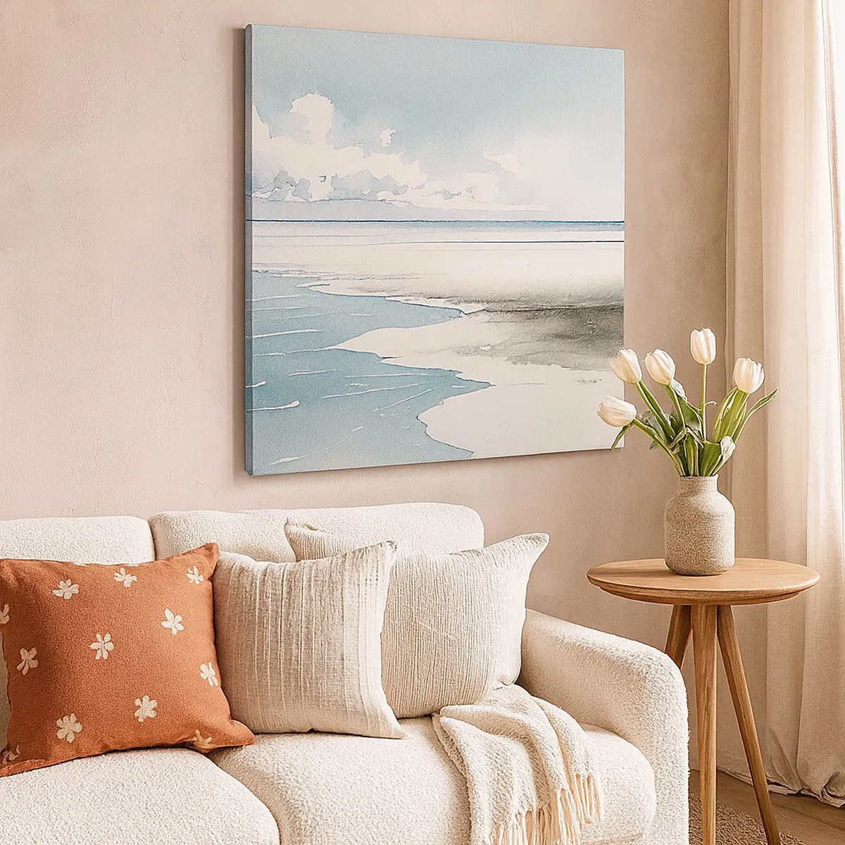 Vászonkép - Szelíd dagály - 30x30 cm