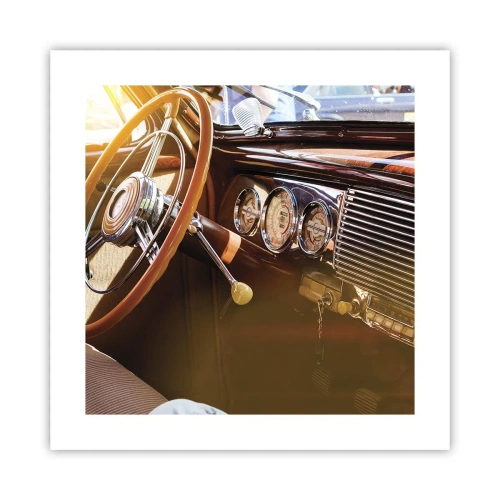 Poszter - Múlt luxusnak a fuvallata - 40x40 cm