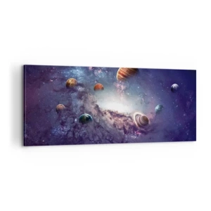 Vászonkép - Napos táncrendszer - 100x40 cm