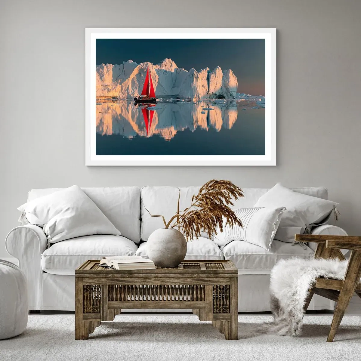 Poszter fekete keretben - A világ peremén - 40x30 cm