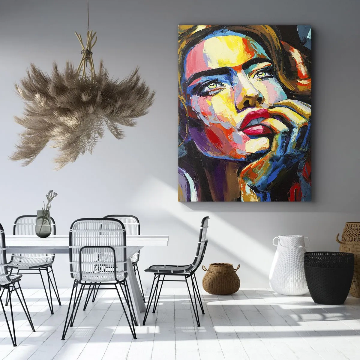 Vászonkép - Az álmok úgy repülnek az égen, mint a madarak - 50x70 cm