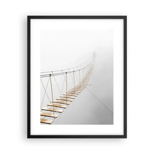 Poszter fehér keretben - Hová vezet? - 40x50 cm