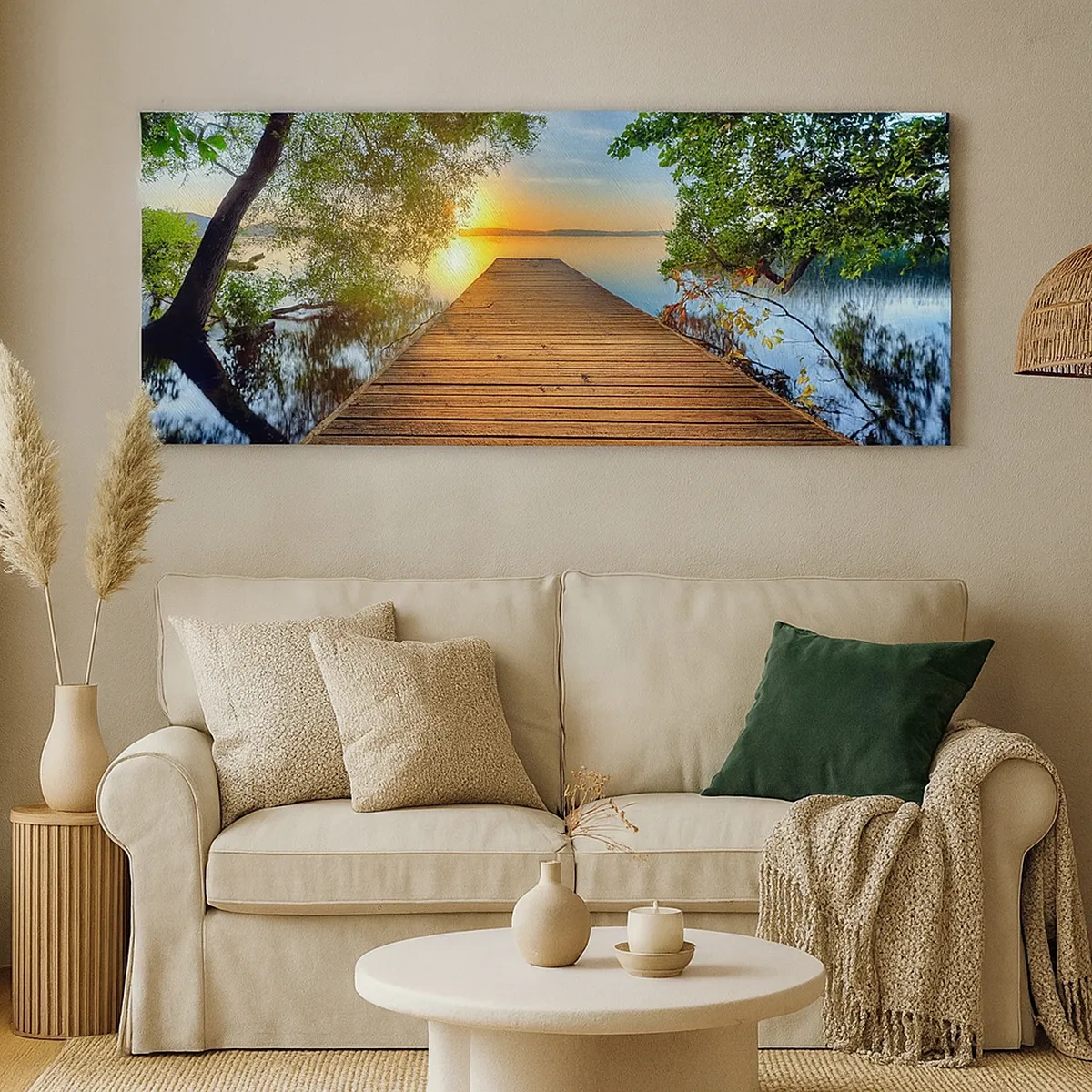 Vászonkép - Ne siess, ülj le - 30x30 cm