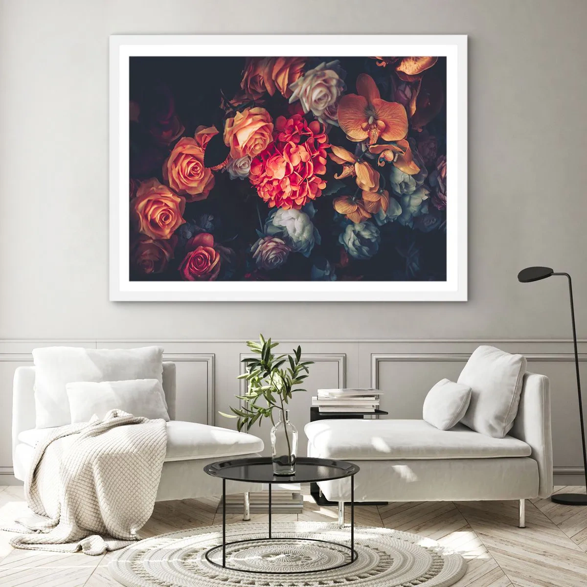 Poszter fekete keretben - Mint a holland mestereknél - 70x50 cm