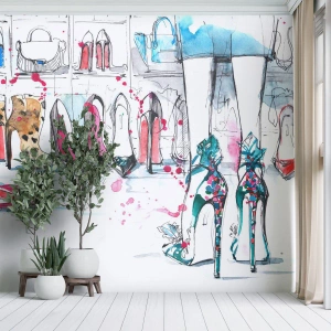 Fotótapéta Standard Eco - Szezám, tárulj! - Női gardrób, Divat, Táska - 250x175 cm