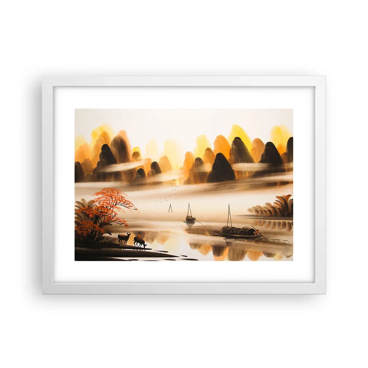 Poszter fekete keretben - Távolabb, mint a Távol-Kelet - 40x30 cm