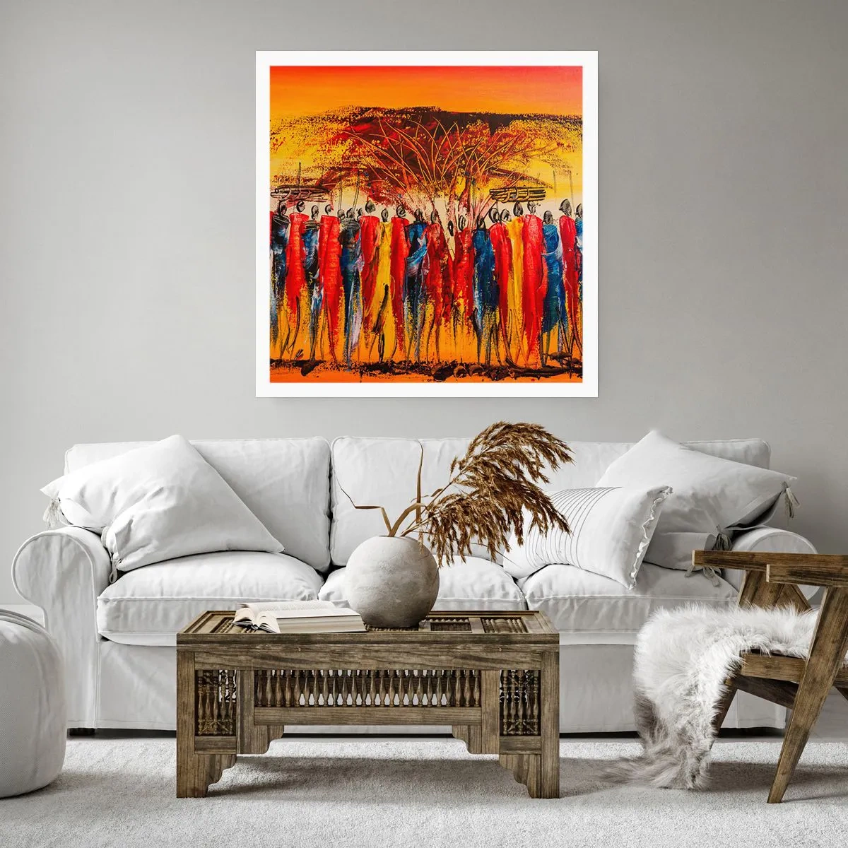 Poszter - Oda, oda, oda oda mennek - 60x60 cm