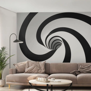 Öntapadós Fotótapéta Deluxe Sticker - Engedni az örvénynek? - Absztrakció, 3D, Örvény - 450x315 cm
