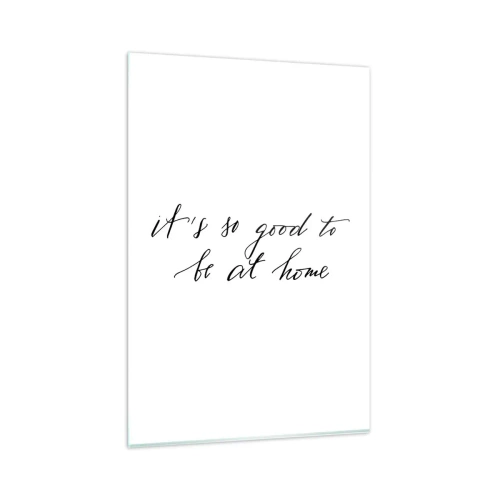 Üveg kép - Teljes igazság - 80x120 cm