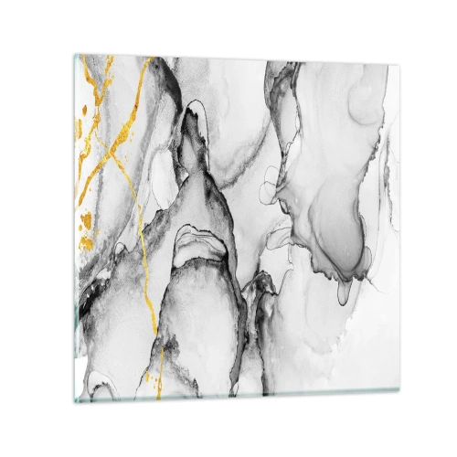 Üveg kép - Arany motívumú kompozíció - 60x60 cm