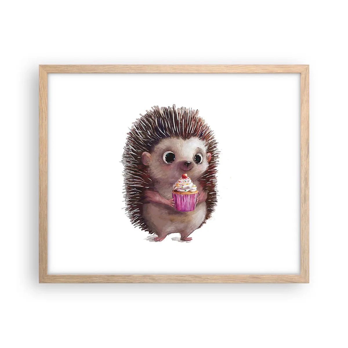 Poszter világos tölgy keretben - Ünnep van minden nap - 50x40 cm