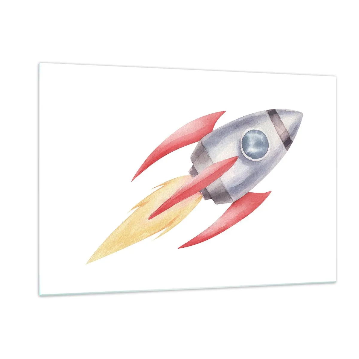 Üveg kép - Magasabbra, gyorsabban, messzebbre - 120x80 cm