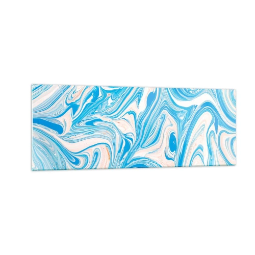 Üveg kép - Mocsár türkizben - 140x50 cm