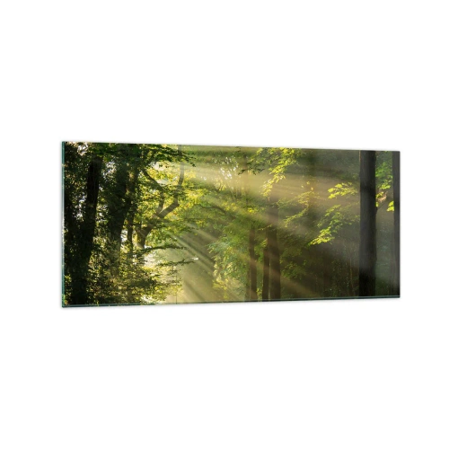 Üveg kép - Erdei pillanat - 120x50 cm