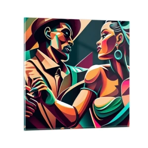 Üveg kép - A szív ritmusában - 30x30 cm