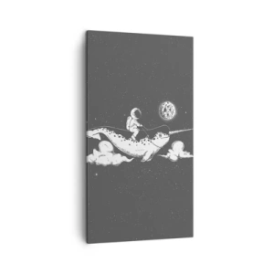 Vászonkép - Űrlovas - 45x80 cm