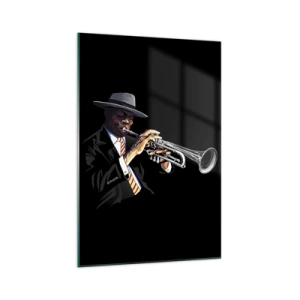 Üveg kép - Old school varásza - 70x100 cm