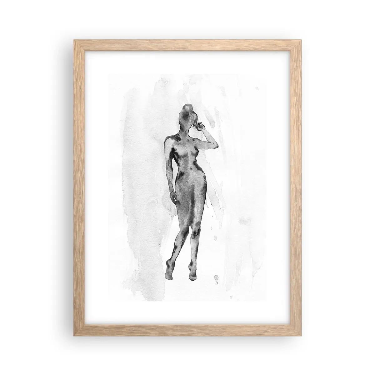 Poszter világos tölgy keretben - A nőiesség ideáljának nyomában - 30x40 cm