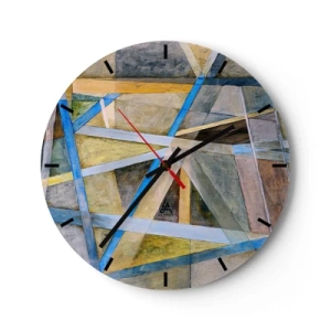 Falióra, Óra - Egyenesen vagy átlósan? - 40x40 cm