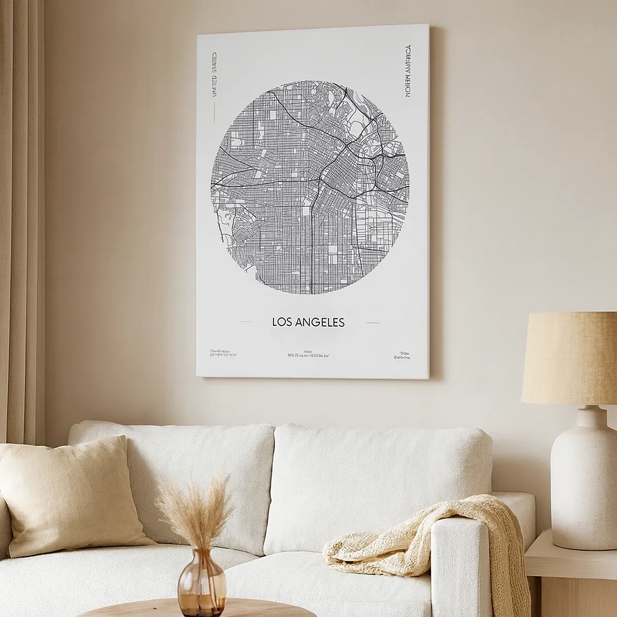 Vászonkép - Los Angeles anatómiája - 50x70 cm