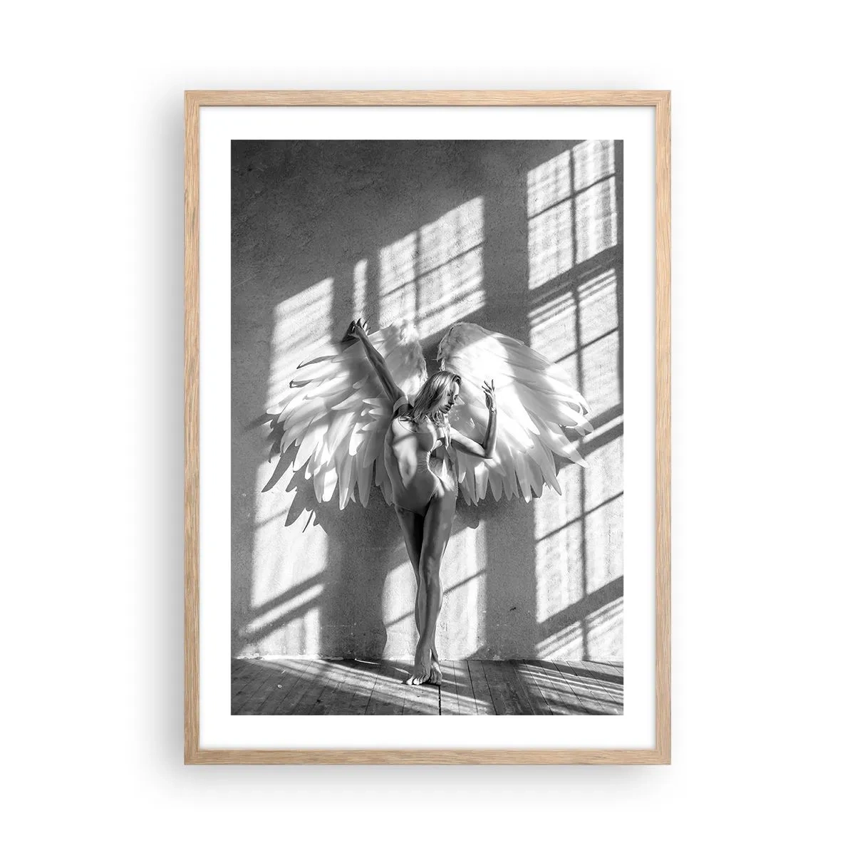 Poszter világos tölgy keretben - Egyenesen az égből - 50x70 cm