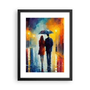 Poszter fehér keretben - Együtt - egy színes éjszaka - 30x40 cm