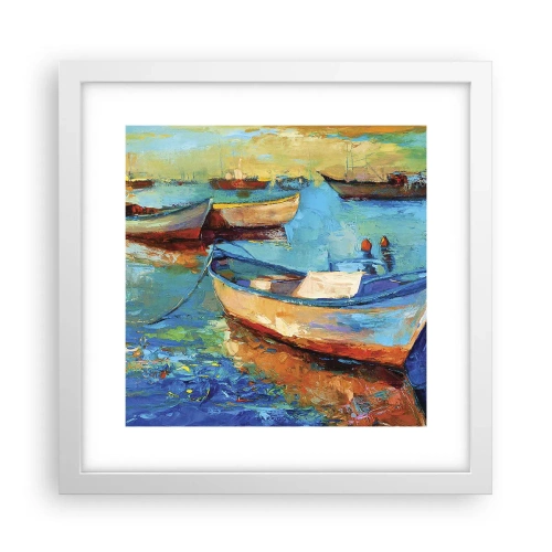 Poszter fekete keretben - A déli öbölben - 30x30 cm