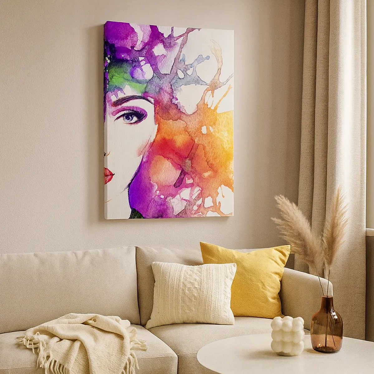 Vászonkép - Fejjel a felhőkben - 50x70 cm