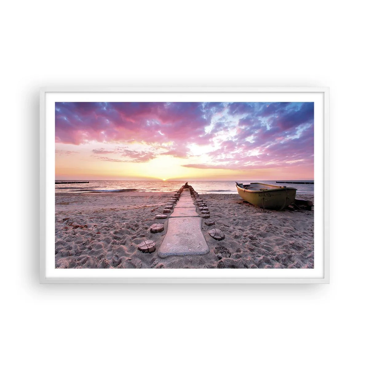 Poszter fekete keretben - Egy pillanatnyi mély élmény - 91x61 cm