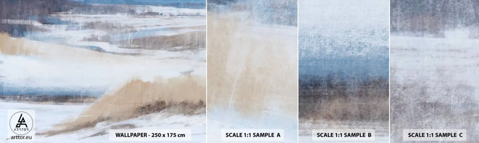 Fotótapéta Minta Standard Eco - Téli kompozíció - Téli, Darab, Pasztell - 100x30 cm