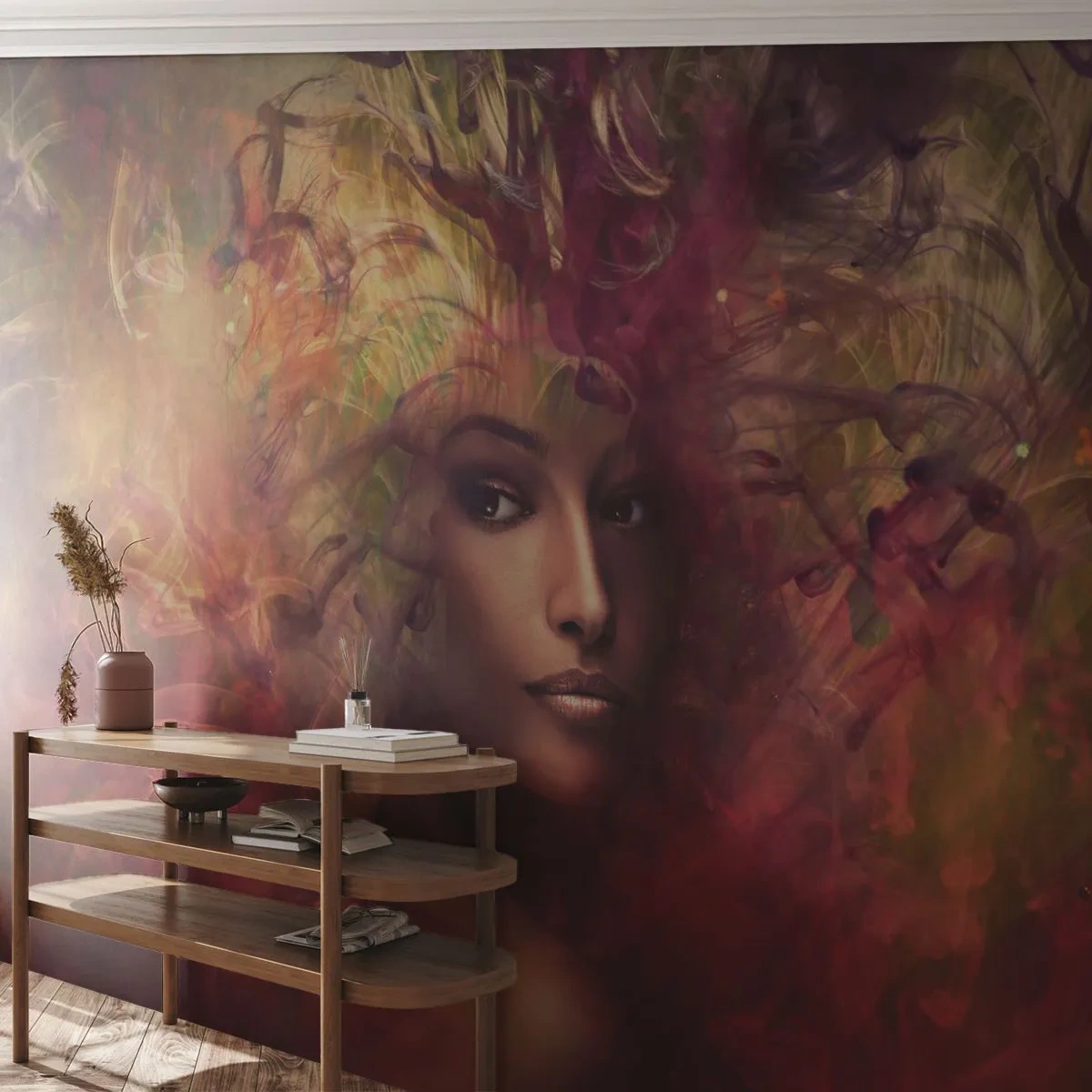 Fotótapéta Premium Canvas - Itt vagyok! - Nő, Női Arc, Test - 250x175 cm