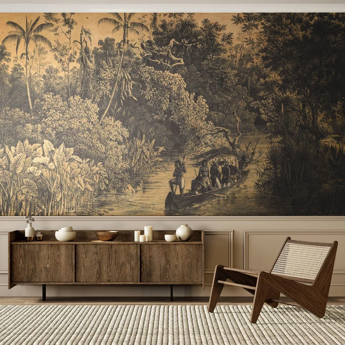 Fotótapéta Premium Canvas - Expedíció a forráshoz - Dzsungel, Amazónia, Trópusok - 250x175 cm