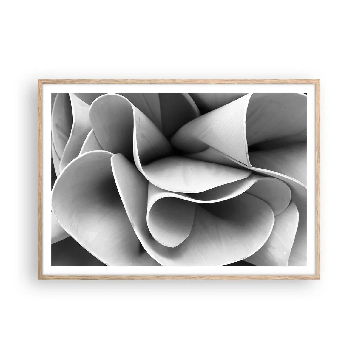 Poszter világos tölgy keretben - Az űrben történik - 100x70 cm