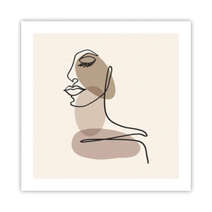 Poszter - Egy bizonyos szépségvonal - 50x50 cm