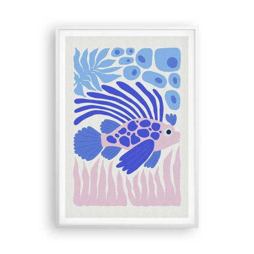 Poszter fekete keretben - Elemében - 70x100 cm