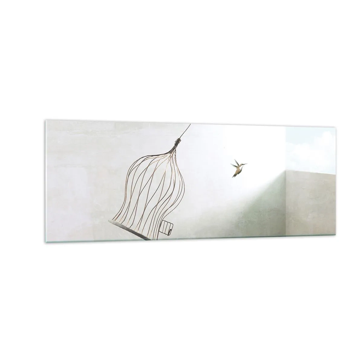 Üveg kép - Az elememen - 140x50 cm