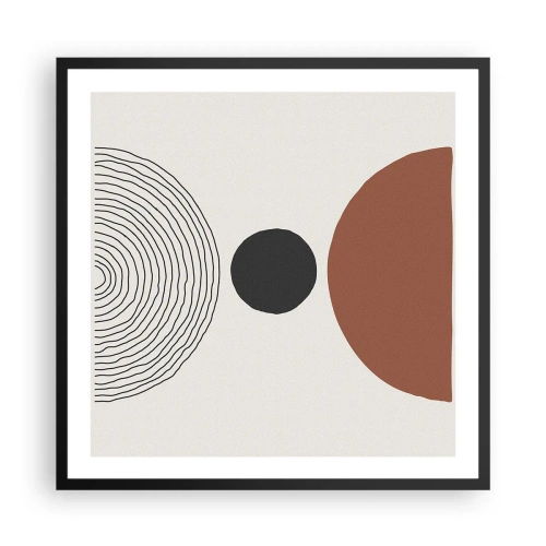 Poszter fehér keretben - A figyelem középpontjában - 60x60 cm