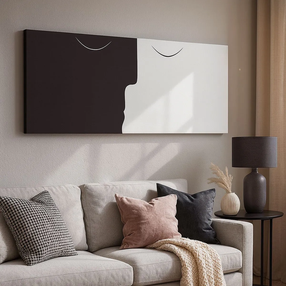 Vászonkép - Az ellentétek egysége - 100x40 cm